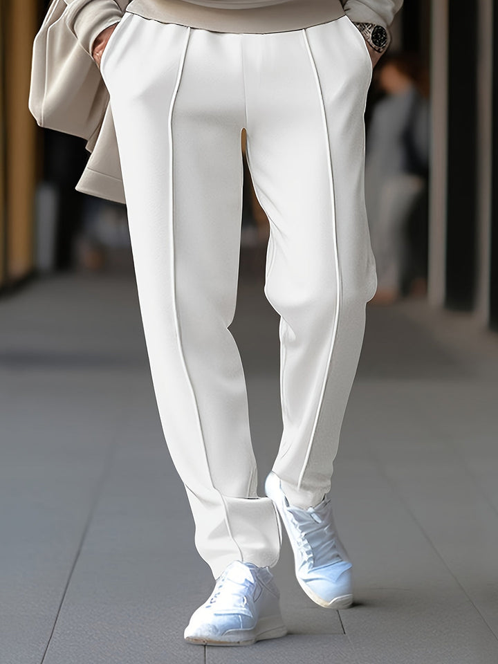 Cavero | Men’s Slim Trousers in a close-cut tailored look