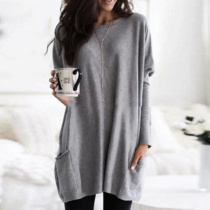 Maris | Women’s Oversized Tunic Dress with Pocket Detail