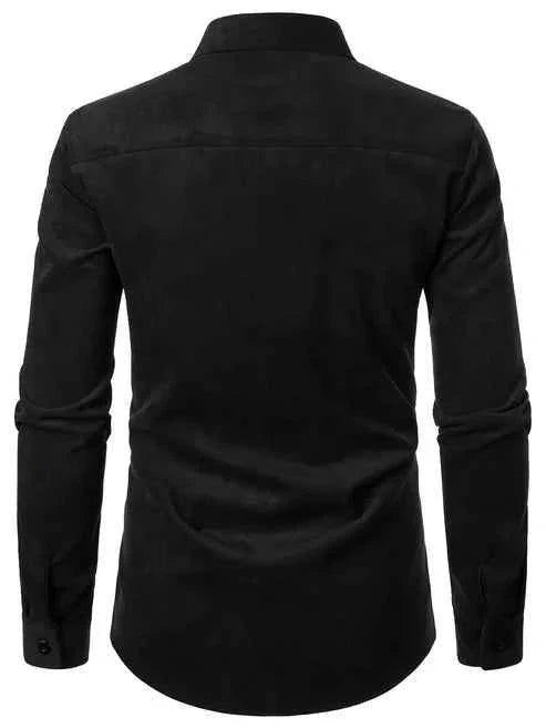 Varnexel | Men’s Button-Up Shirt with contrast trim and chest pocket
