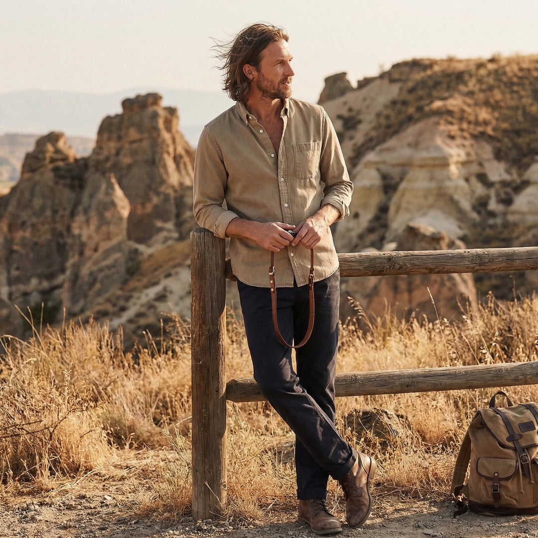 Adrian | Men's Casual Button Shirt