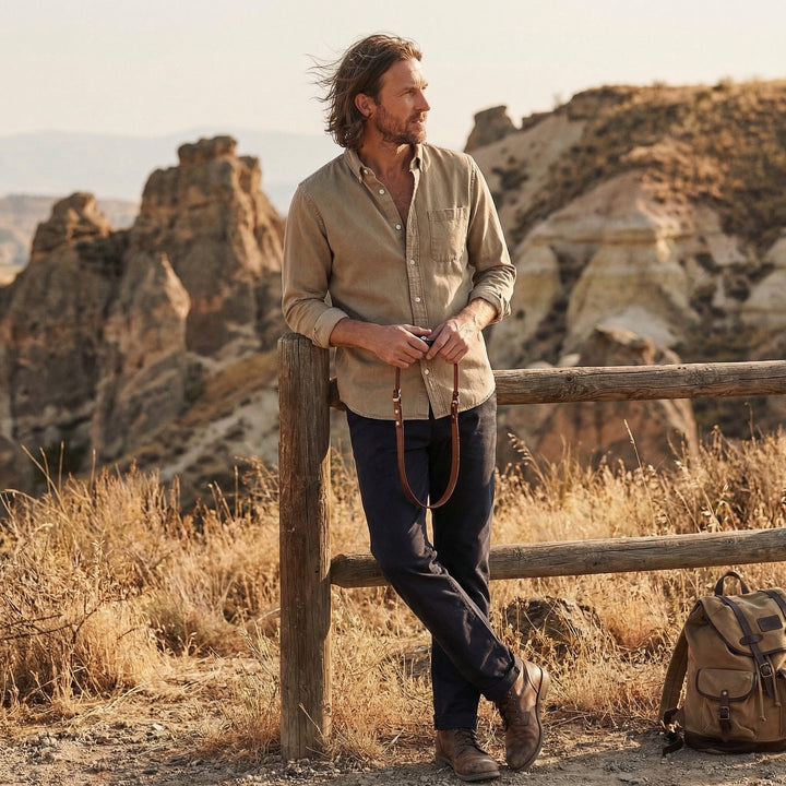 Adrian | Men's Casual Button Shirt