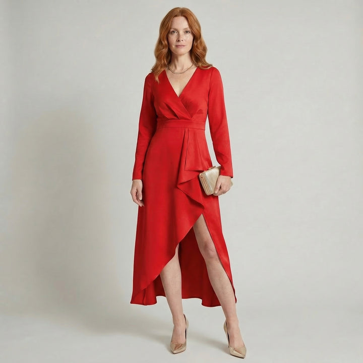 Serena | Women’s Wrap Midi Dress