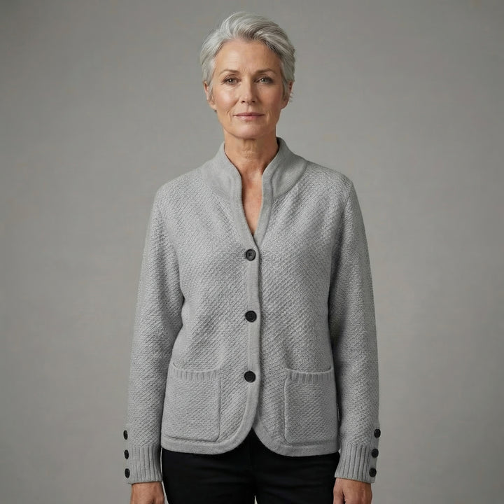 Elise | Women’s Classic Button Cardigan with Soft Knit Comfort