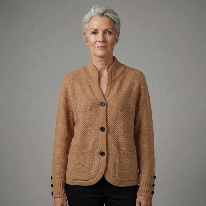 Elise | Women’s Classic Button Cardigan with Soft Knit Comfort