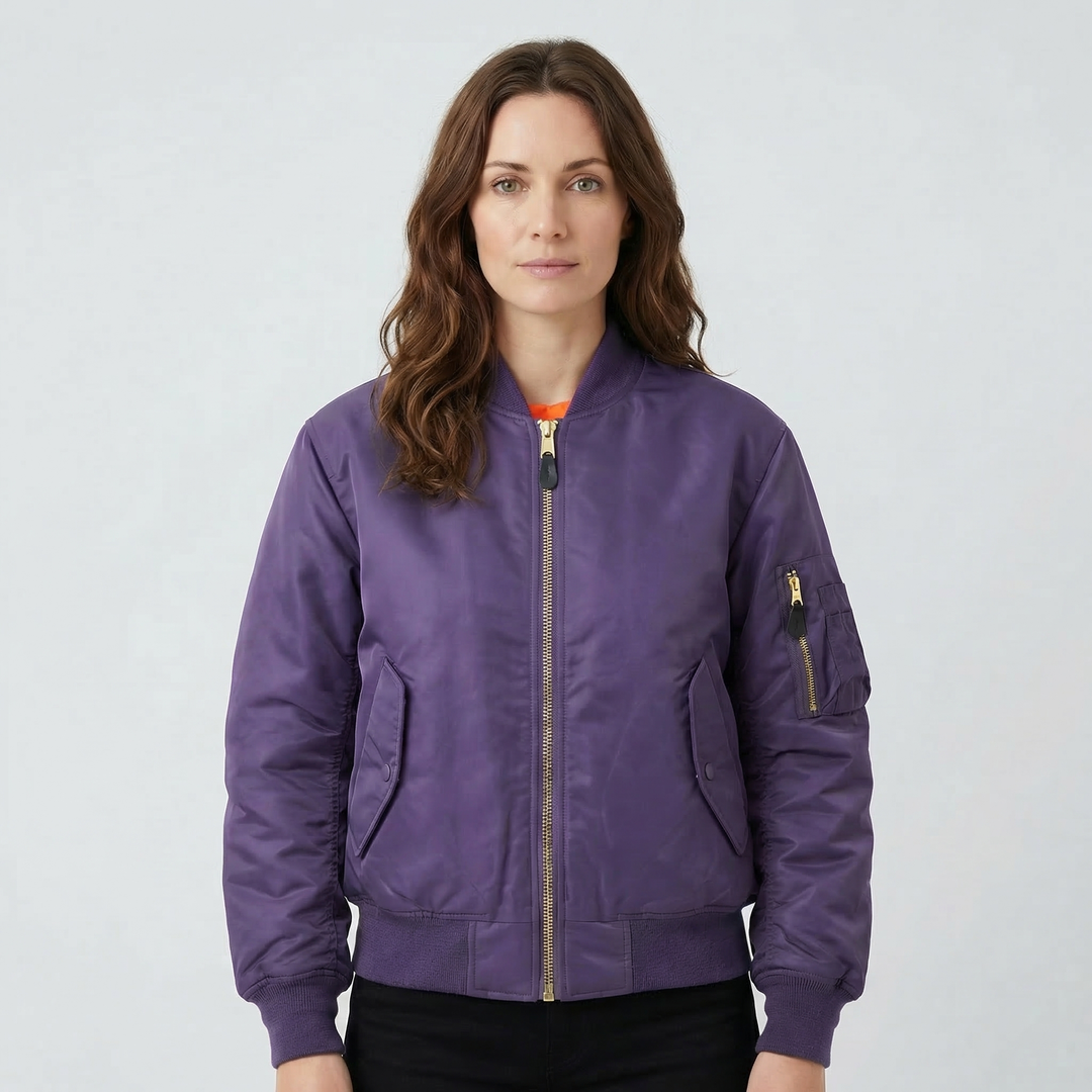 Valeria | Women’s Classic Bomber Jacket