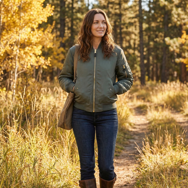 Valeria | Women’s Classic Bomber Jacket