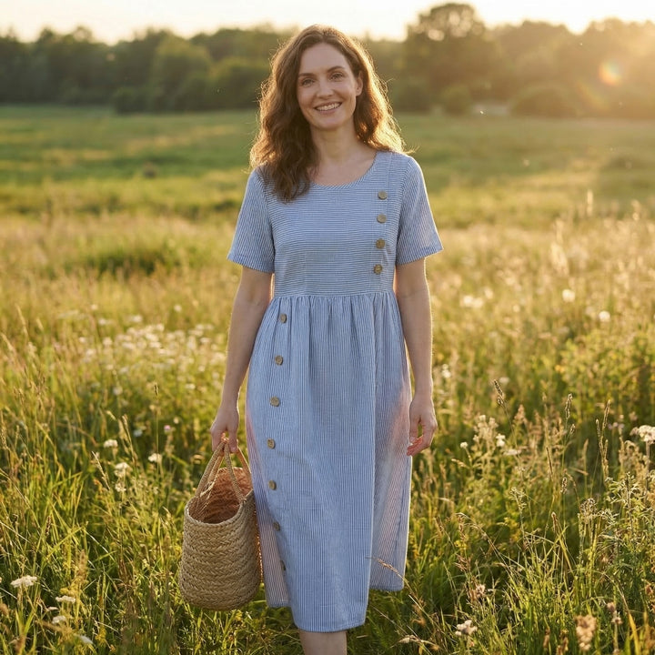 Serena | Women’s Summer Button Dress