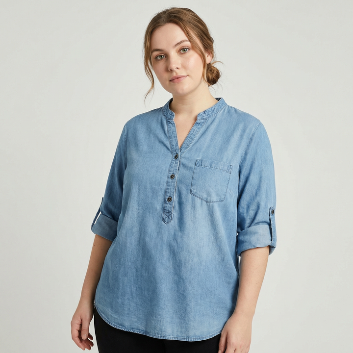 Elira | Women’s Denim Shirt with Relaxed Casual Fit