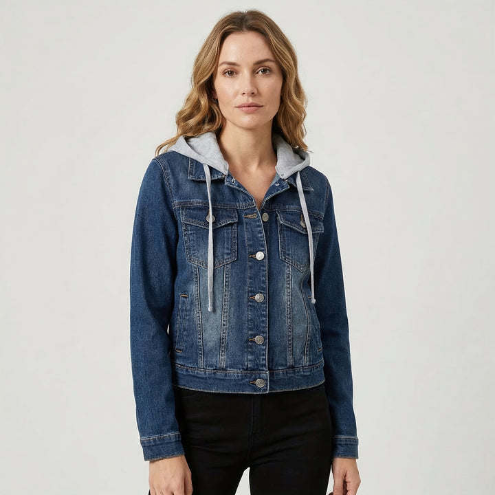Rivana | Women’s Hooded Denim Jacket