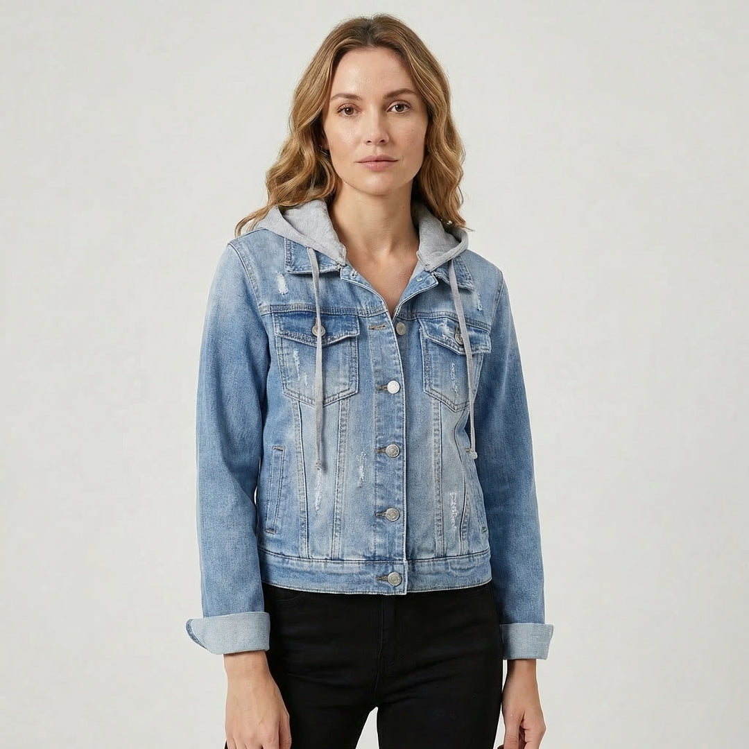 Rivana | Women’s Hooded Denim Jacket
