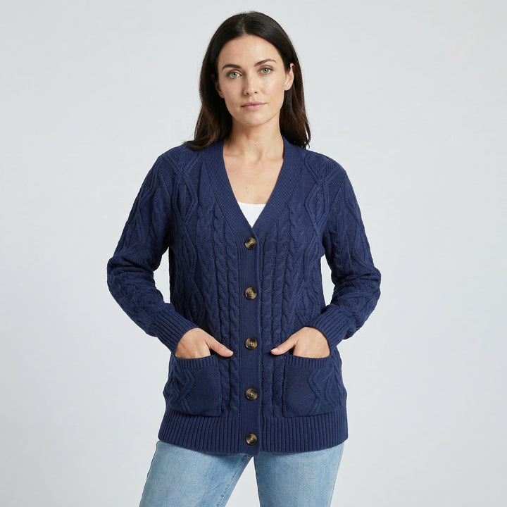 Mireya | Women’s Button Cardigan with Soft Knit Design