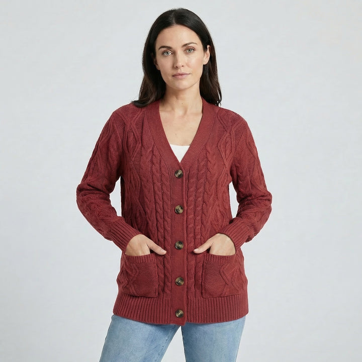 Mireya | Women’s Button Cardigan with Soft Knit Design