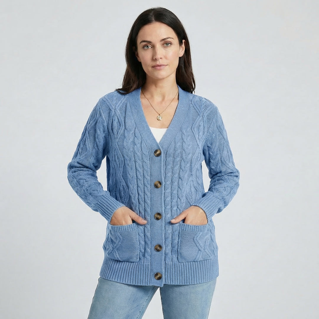 Mireya | Women’s Button Cardigan with Soft Knit Design