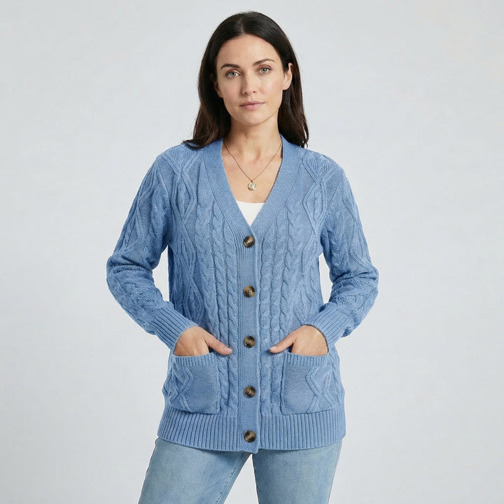 Mireya | Women’s Button Cardigan with Soft Knit Design