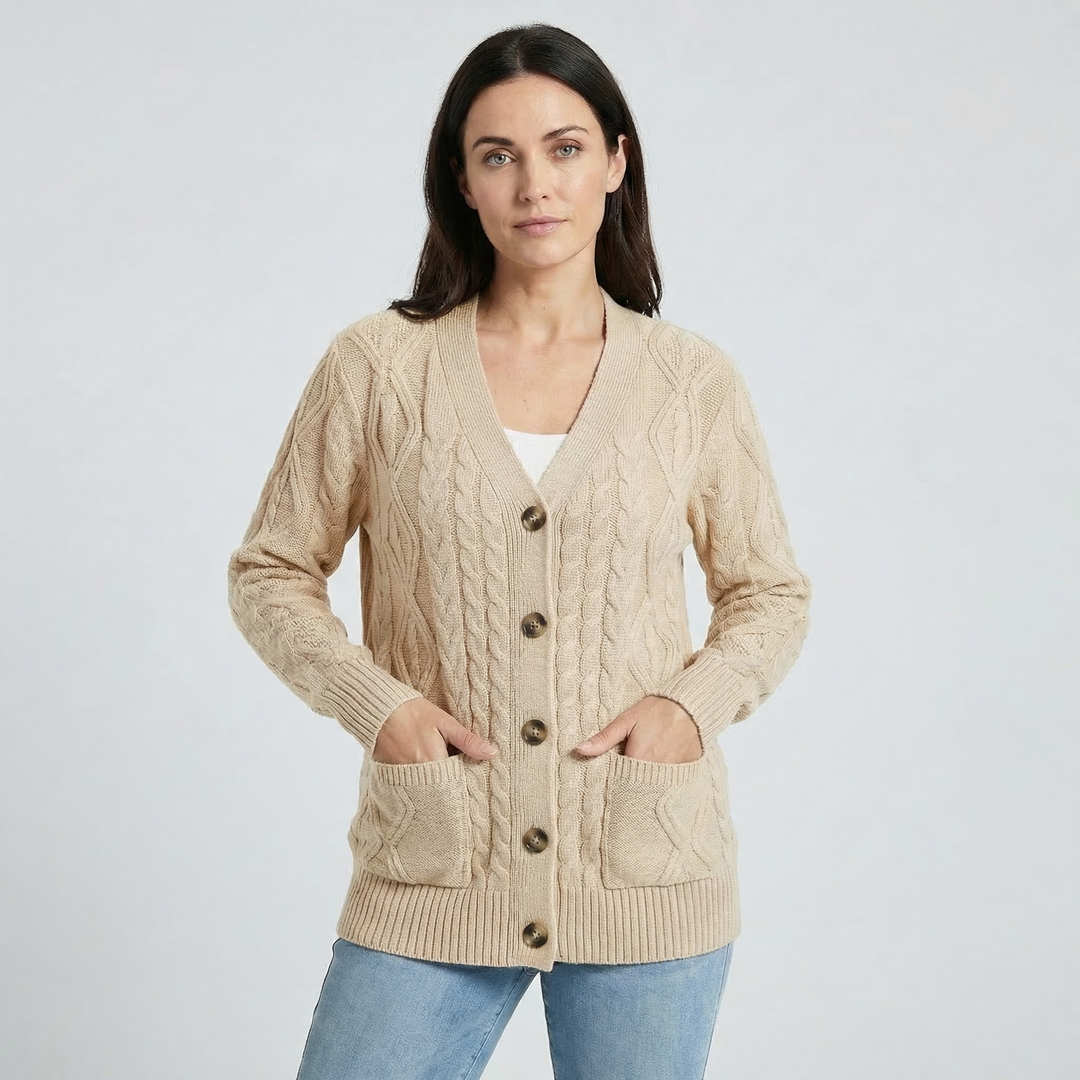 Mireya | Women’s Button Cardigan with Soft Knit Design