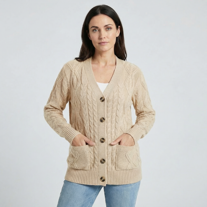 Mireya | Women’s Button Cardigan with Soft Knit Design