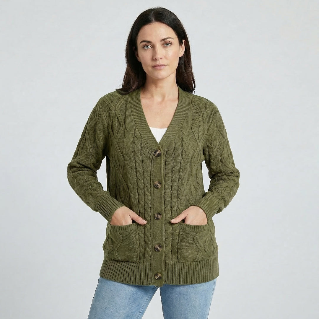 Mireya | Women’s Button Cardigan with Soft Knit Design