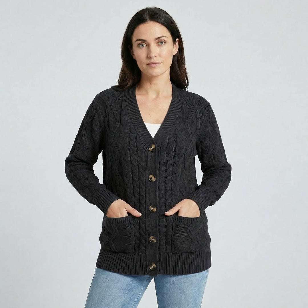 Mireya | Women’s Button Cardigan with Soft Knit Design