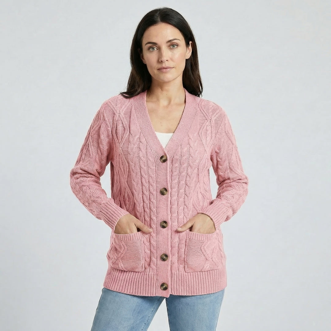 Mireya | Women’s Button Cardigan with Soft Knit Design