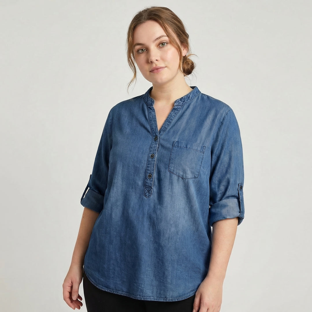 Elira | Women’s Denim Shirt with Relaxed Casual Fit