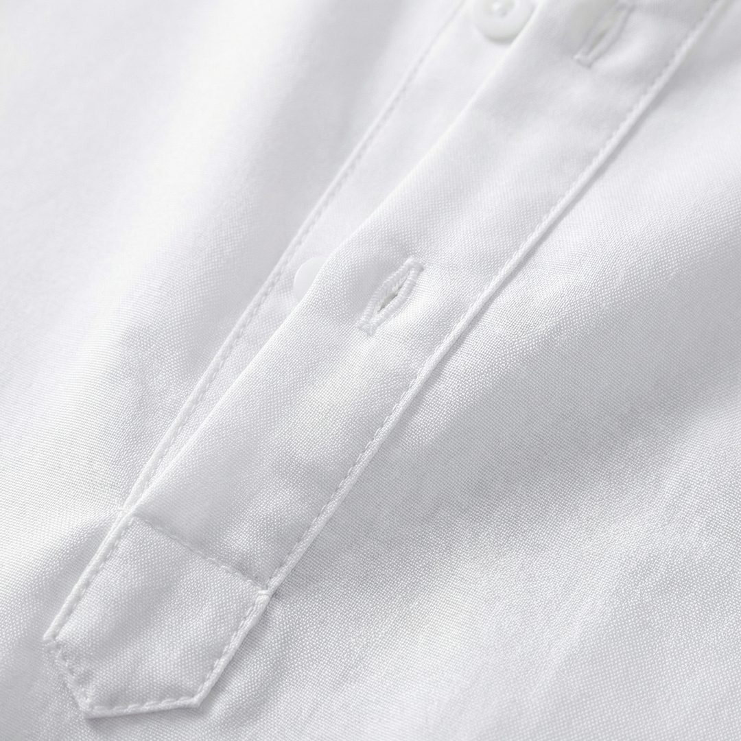 Dario | Men’s Relaxed Shirt with Button Neck Detail