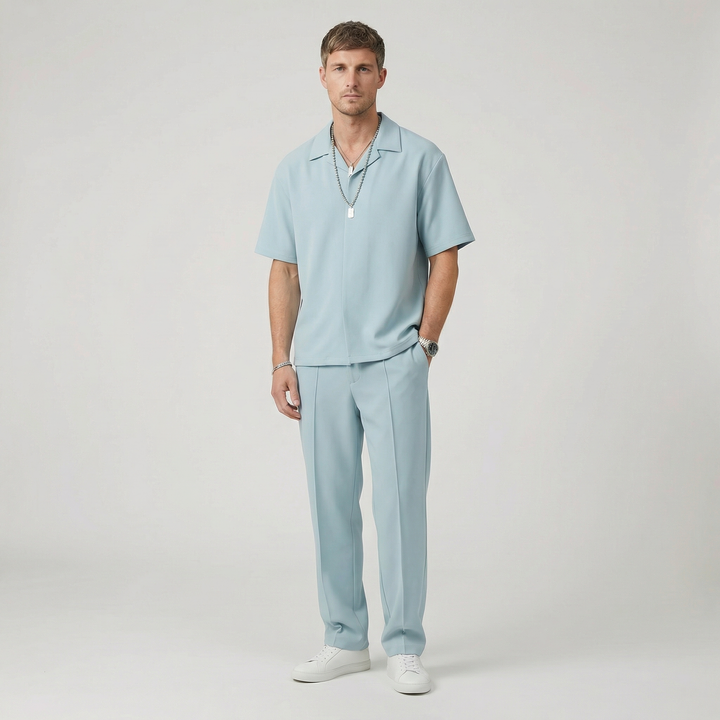 Luca | Men’s Two Piece Set designed for a Clean Casual Look