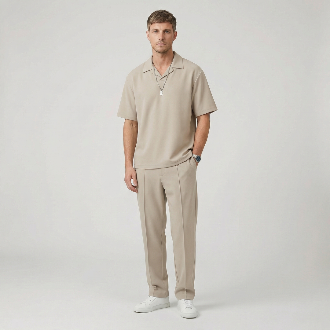 Luca | Men’s Two Piece Set designed for a Clean Casual Look