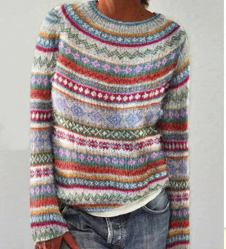 Mireya | Women’s Patterned Jumper designed for Casual Wear