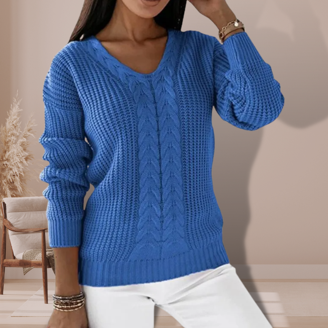 Elarin | Women’s Jumper with front weave variation