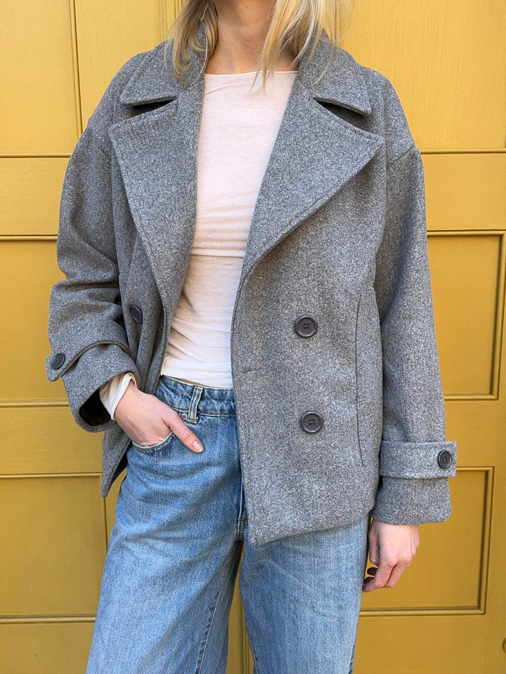 Ravelle | Women’s Double-Breasted Jacket with a structured finish