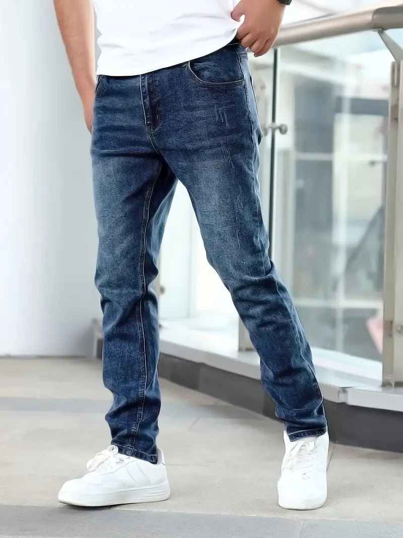 Norevyn | Men’s Slim Fit Jeans with sharp leg tapering
