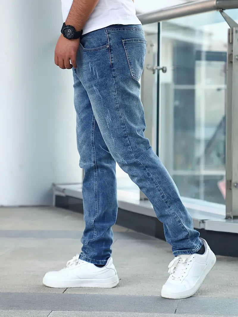 Norevyn | Men’s Slim Fit Jeans with sharp leg tapering