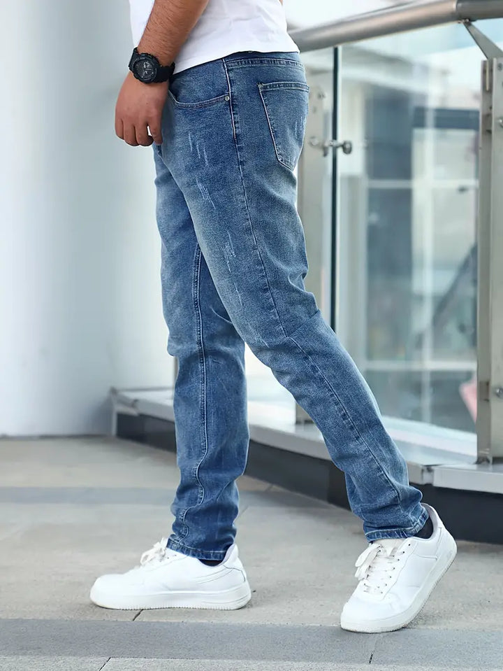 Norevyn | Men’s Slim Fit Jeans with sharp leg tapering