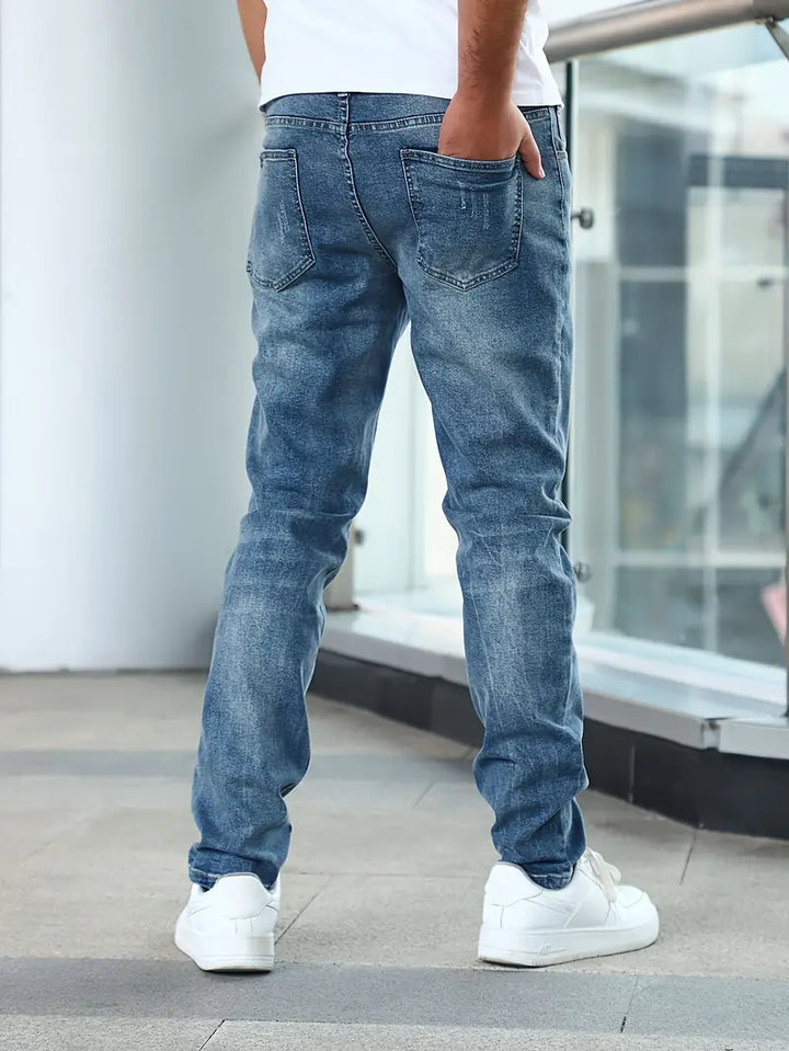 Norevyn | Men’s Slim Fit Jeans with sharp leg tapering