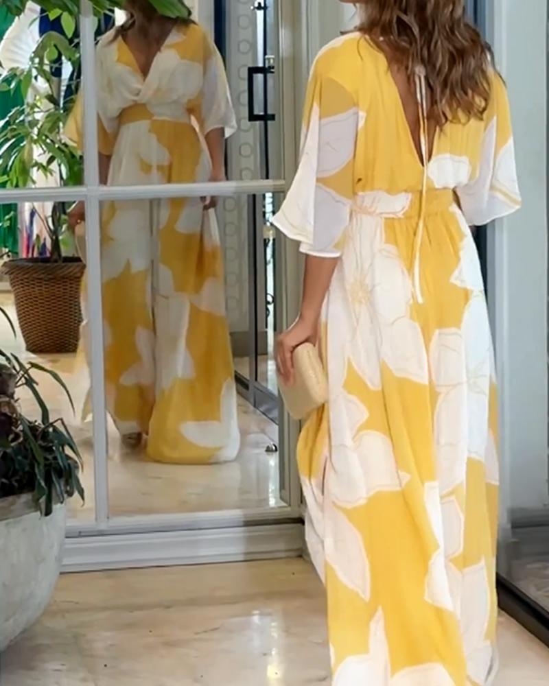 Miranda | Women’s Floral Maxi Dress for Holiday Evenings