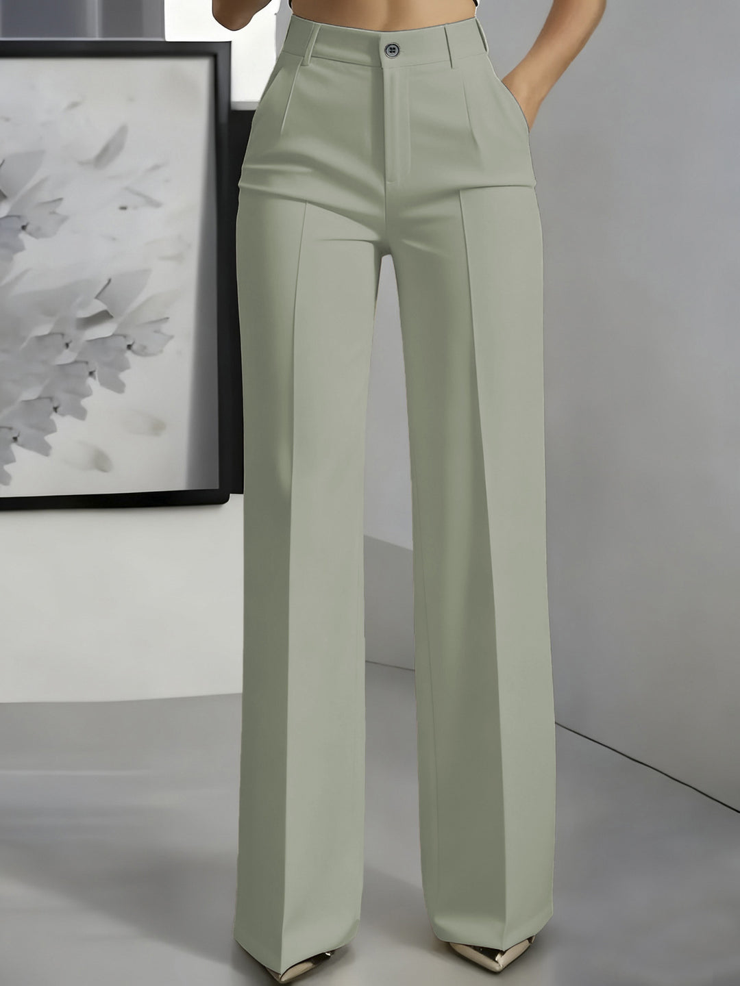 Virelta | Women’s High-Waist Trousers with straight-leg cut and tailored finish