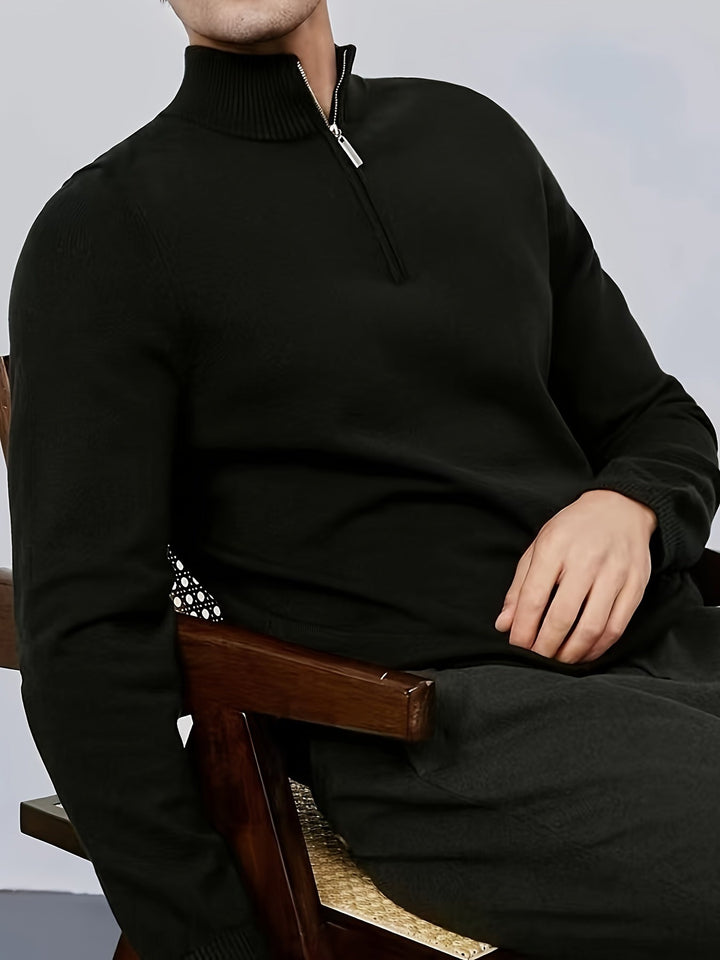 Velmoro | Men’s Half-Zip Sweatshirt in a clean everyday style