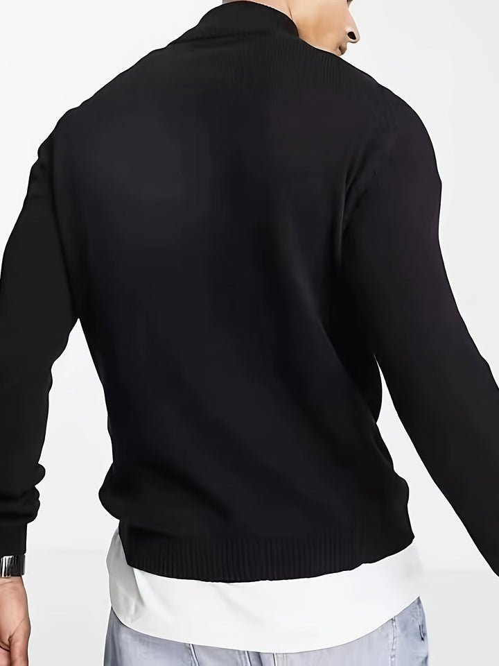 Velmoro | Men’s Half-Zip Sweatshirt in a clean everyday style