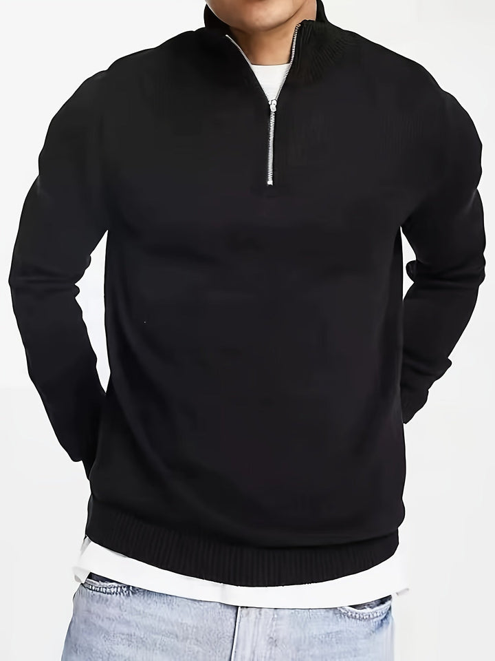 Velmoro | Men’s Half-Zip Sweatshirt in a clean everyday style