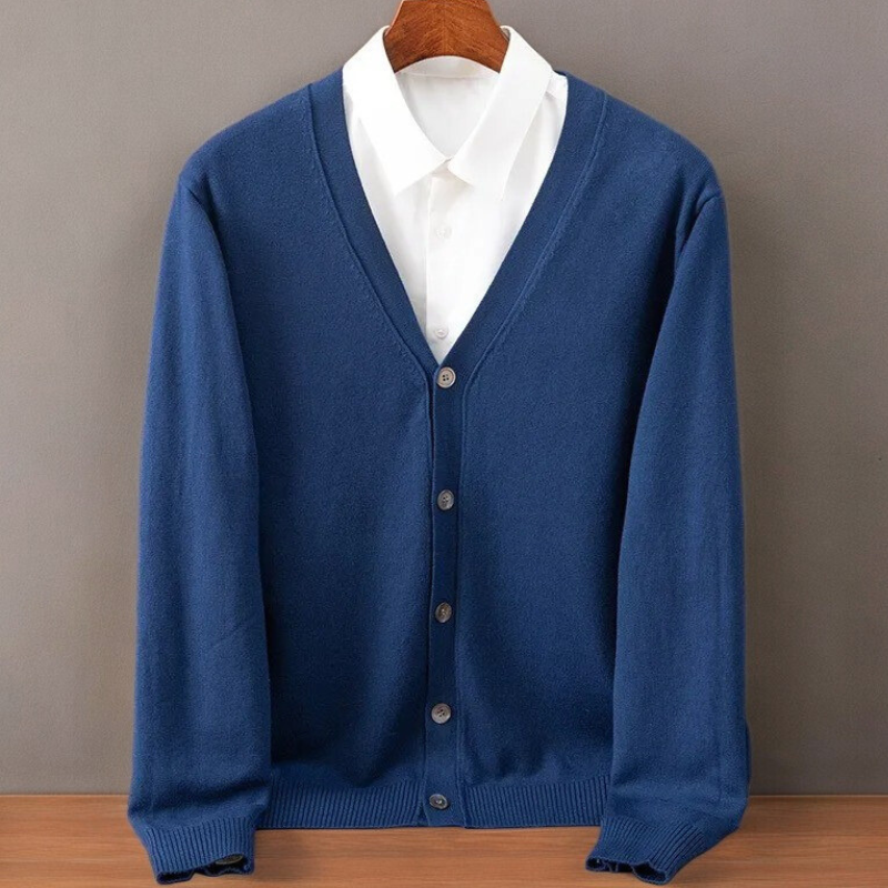 Evander | Men’s Button Cardigan for Elevated Everyday Layers