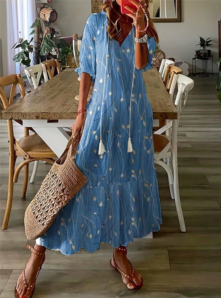 Elvina | Women’s floral maxi dress designed for summer days