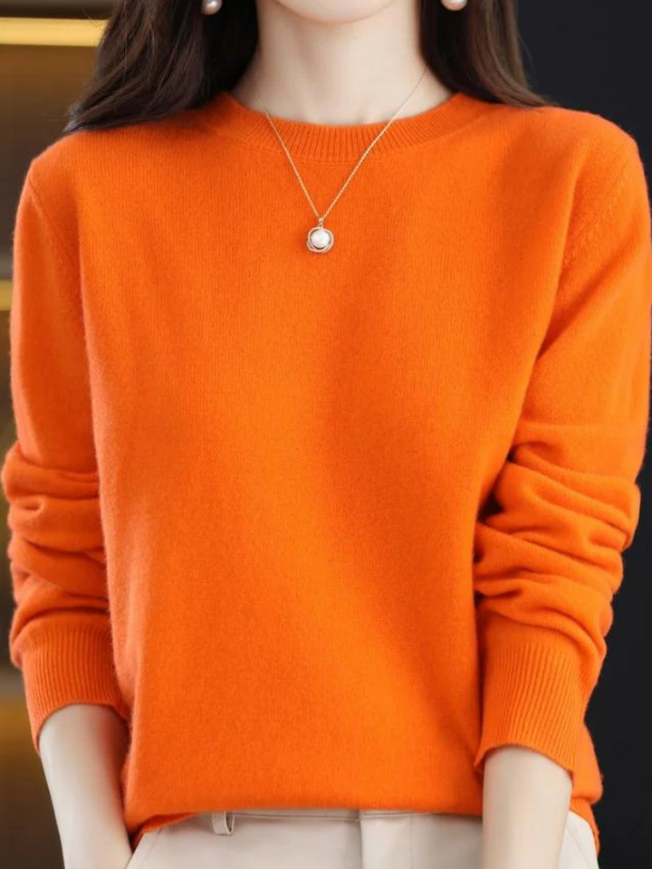 Serena | Women’s Crew Neck Sweater with Soft Feel