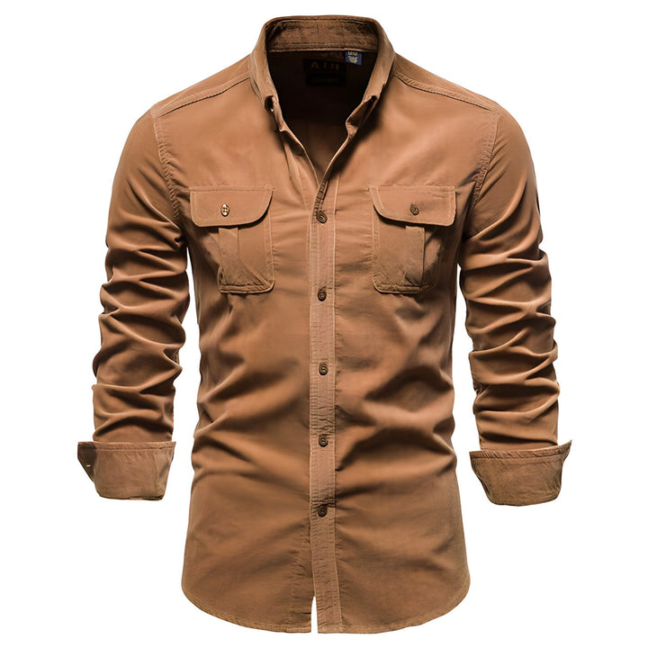 Arvion | Men’s Button-Up Shirt with dual pocket detail