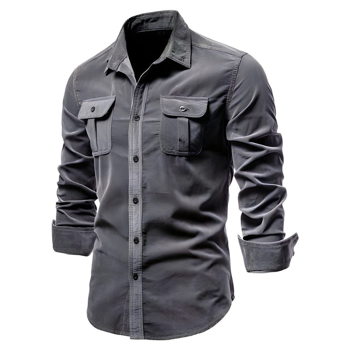 Arvion | Men’s Button-Up Shirt with dual pocket detail