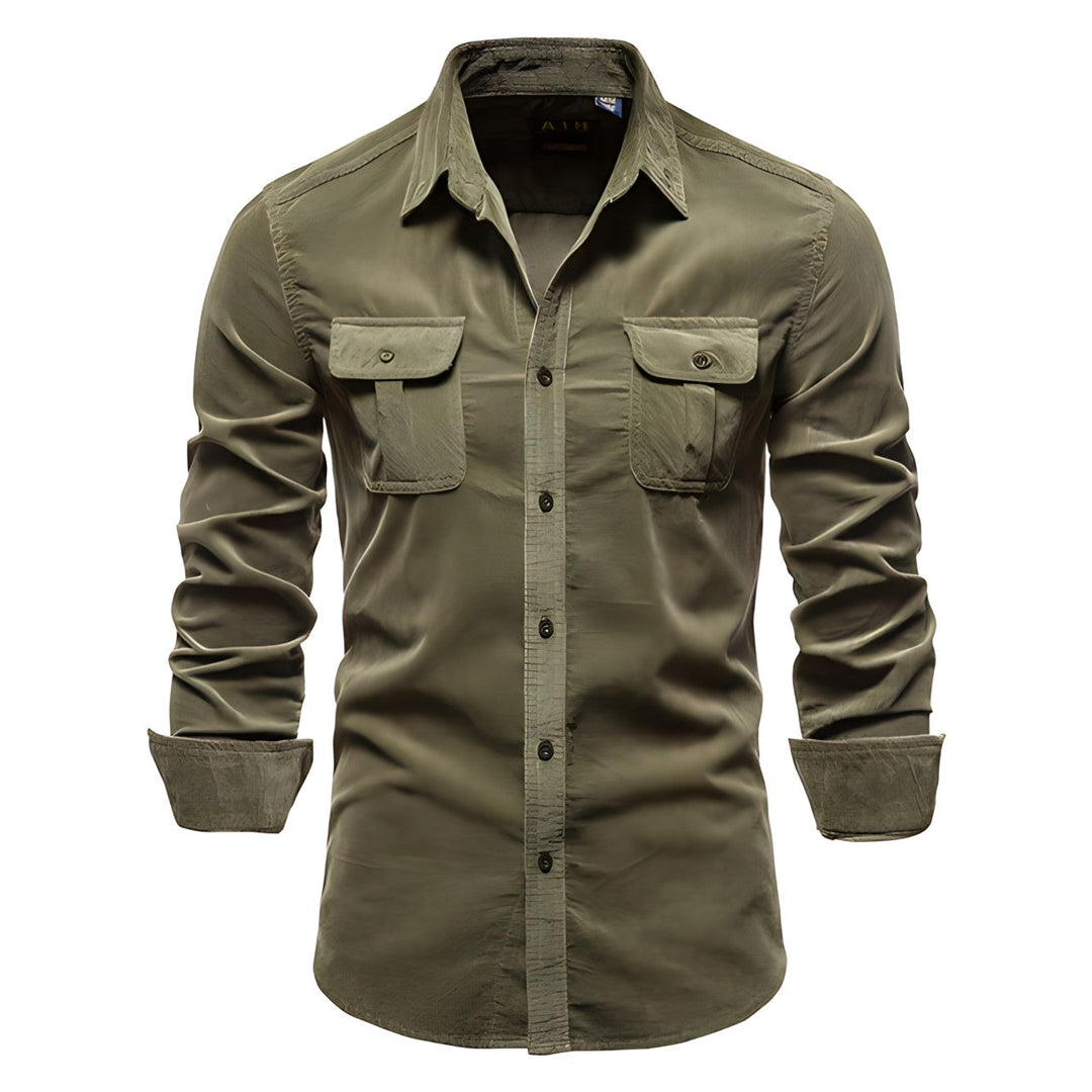 Arvion | Men’s Button-Up Shirt with dual pocket detail