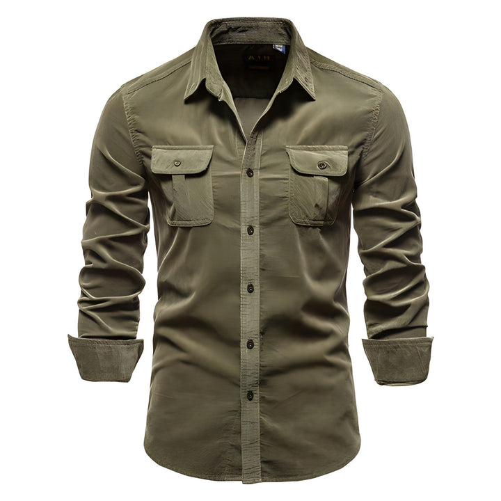 Arvion | Men’s Button-Up Shirt with dual pocket detail