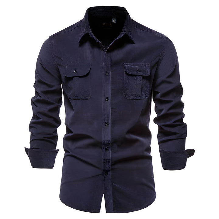 Arvion | Men’s Button-Up Shirt with dual pocket detail