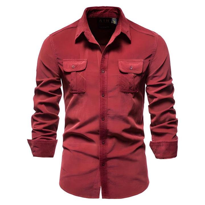 Arvion | Men’s Button-Up Shirt with dual pocket detail
