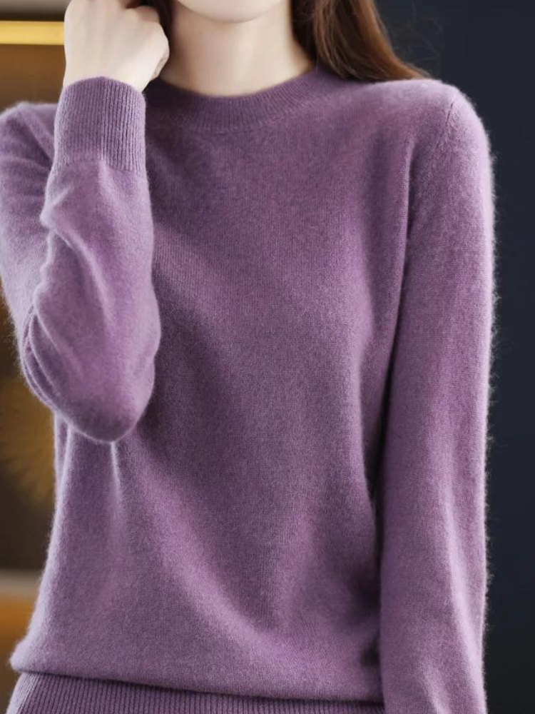 Serena | Women’s Crew Neck Sweater with Soft Feel