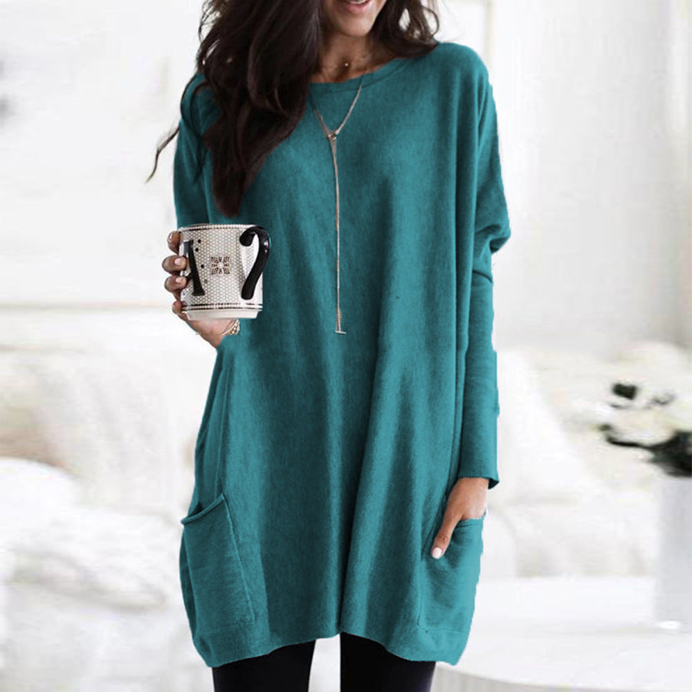 Maris | Women’s Oversized Tunic Dress with Pocket Detail